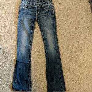 MissMe Boot Cut Jeans Size 28